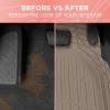 image:imageCarbella Automotive Floor Mats for Cars 2 Piece Car Floor Mats TrimtoFit All Weather Clear Car Mats for Auto Truck Van SUV Car Floor Mats for Women  Sunset AuraLatte Luxe