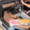 image:imageCarbella Automotive Floor Mats for Cars 2 Piece Car Floor Mats TrimtoFit All Weather Clear Car Mats for Auto Truck Van SUV Car Floor Mats for Women  Sunset AuraPeach Blush