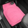 image:imageCarbella Automotive Floor Mats for Cars 2 Piece Car Floor Mats TrimtoFit All Weather Clear Car Mats for Auto Truck Van SUV Car Floor Mats for Women  Sunset AuraPopStar Pink