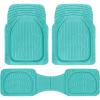 image:imageCarbella Automotive Floor Mats for Cars 2 Piece Car Floor Mats TrimtoFit All Weather Clear Car Mats for Auto Truck Van SUV Car Floor Mats for Women  Sunset AuraRobins Egg Blue